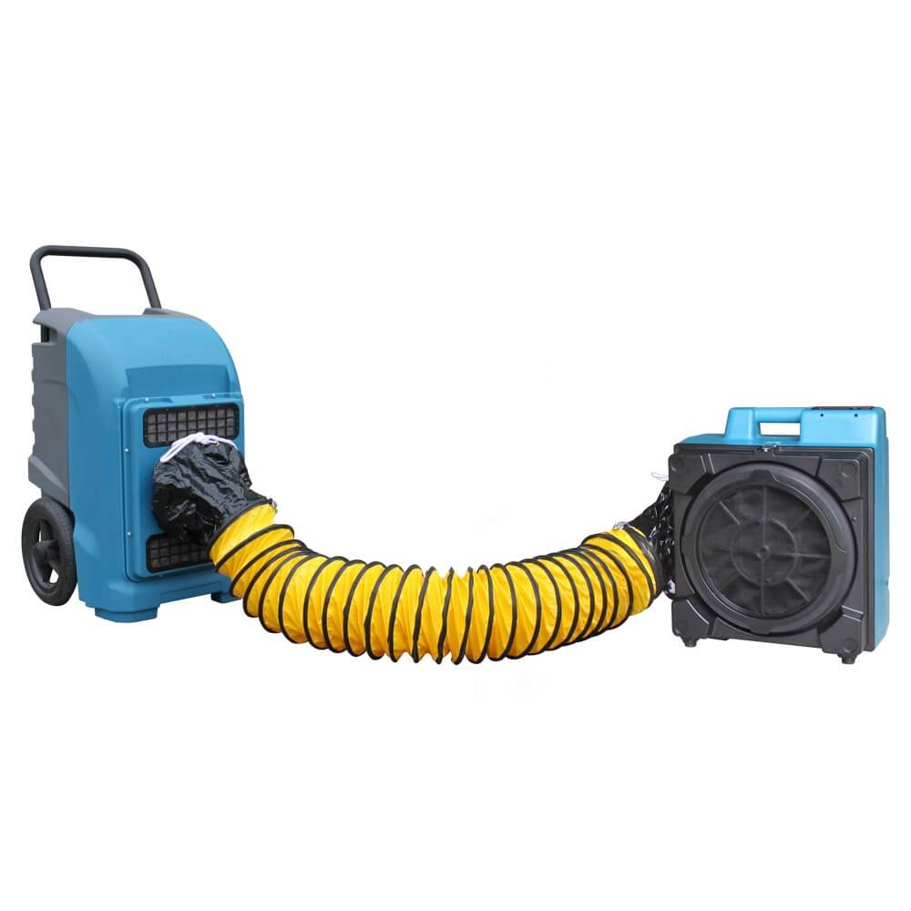 Professional air mover used for structural drying in Dallas