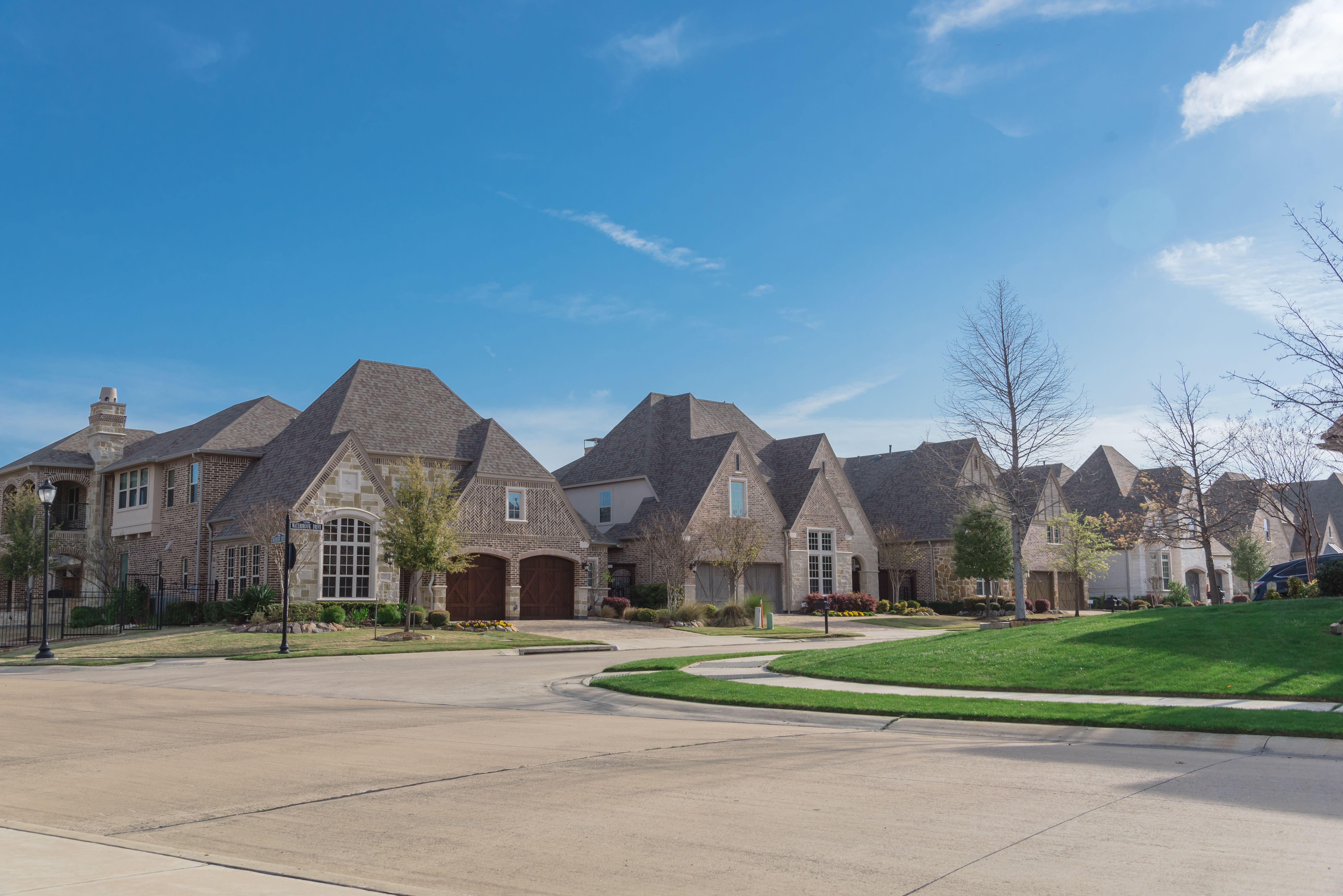 Dallas TX residential neighborhood served by Dallas Water Rescue